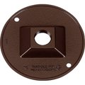 Totalturf 14381BR 4.25 in. Bronze Round Outlet Box Cover TO157624